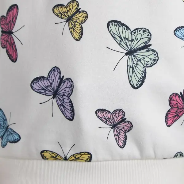 هودی بچه گانه دخترانه برند مکس مدل All-Over Butterfly