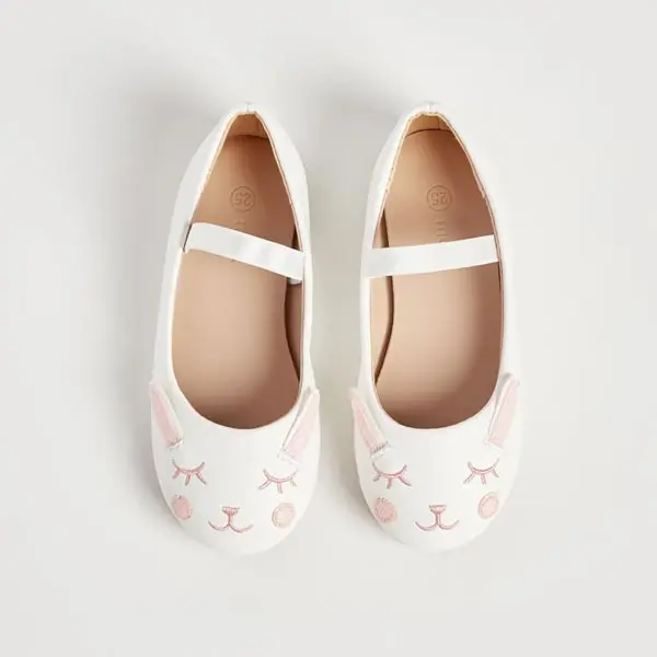 کفش عروسکی دخترانه بچه گانه برند مکس مدل Bunny Ear