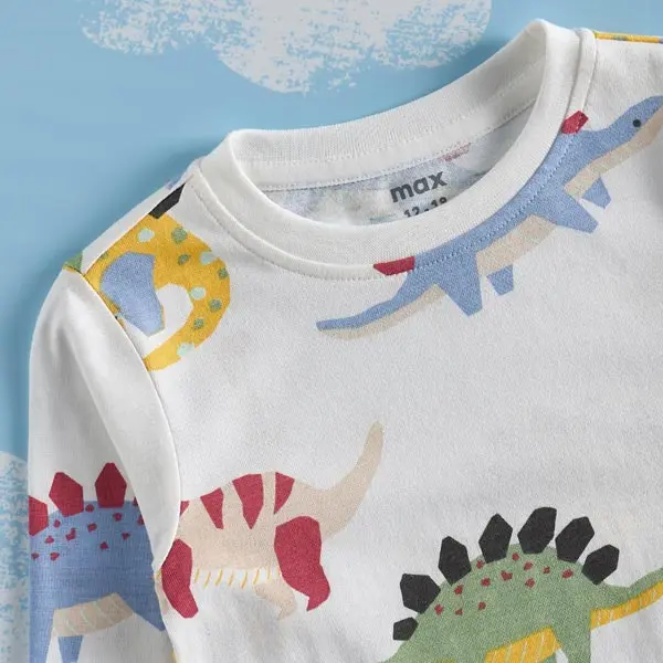 بلوز نوزادی برند مکس مدل Dinosaur