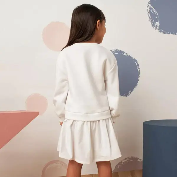 پیراهن بچه گانه دخترانه برند مکس مدل Floral Applique