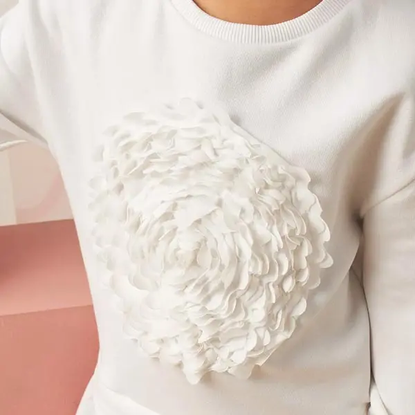 پیراهن بچه گانه دخترانه برند مکس مدل Floral Applique