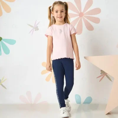 شلوار بچه گانه دخترانه برند مکس مدل Slogan Leggings