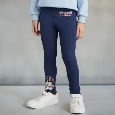 شلوار بچه گانه دخترانه برند مکس مدل Unicorn Leggings