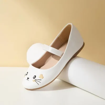 کفش عروسکی دخترانه بچه گانه برند مکس مدل Embroidered