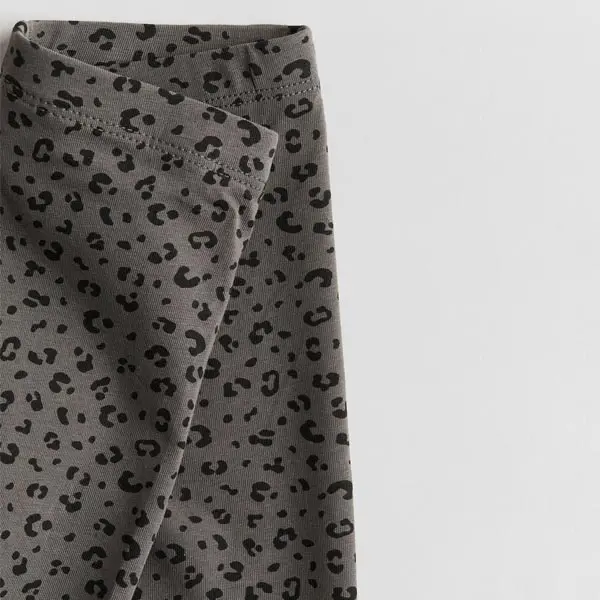 شلوار بچه گانه دخترانه برند اچ اند ام مدل Leopard