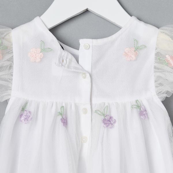 پیراهن نوزاد برند مکس مدل Mesh Corsage