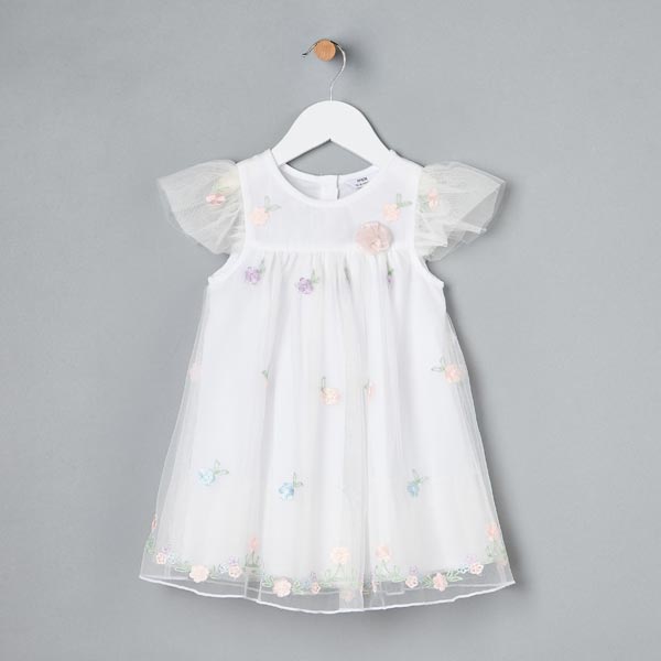 پیراهن نوزاد برند مکس مدل Mesh Corsage