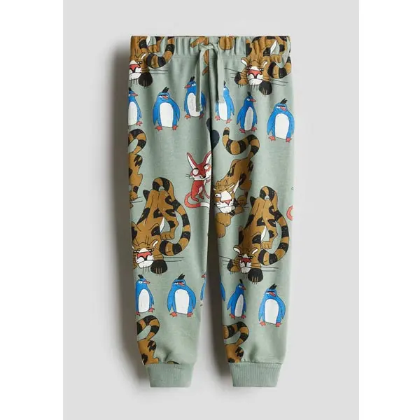 شلوار راحتی بچه گانه پسرانه برند اچ اند ام مدل Printed Joggers