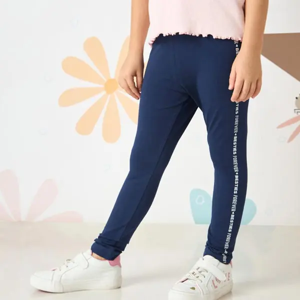شلوار بچه گانه دخترانه برند مکس مدل Slogan Leggings