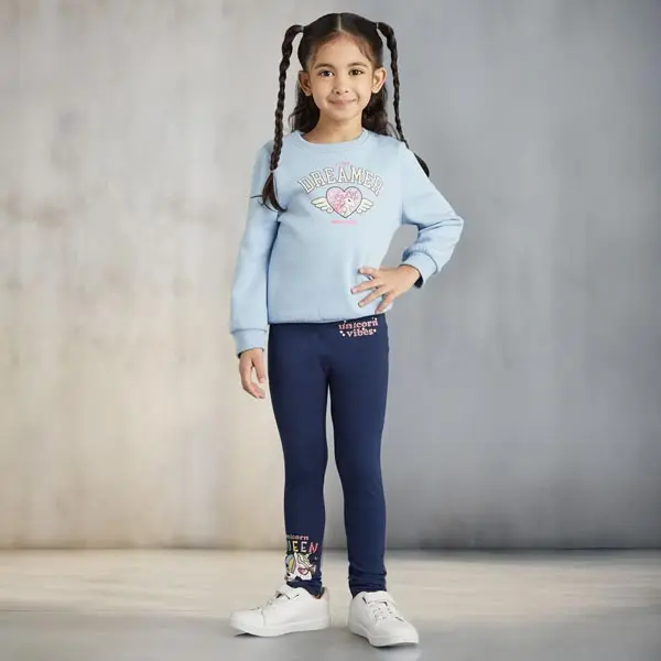 شلوار بچه گانه دخترانه برند مکس مدل Unicorn Leggings