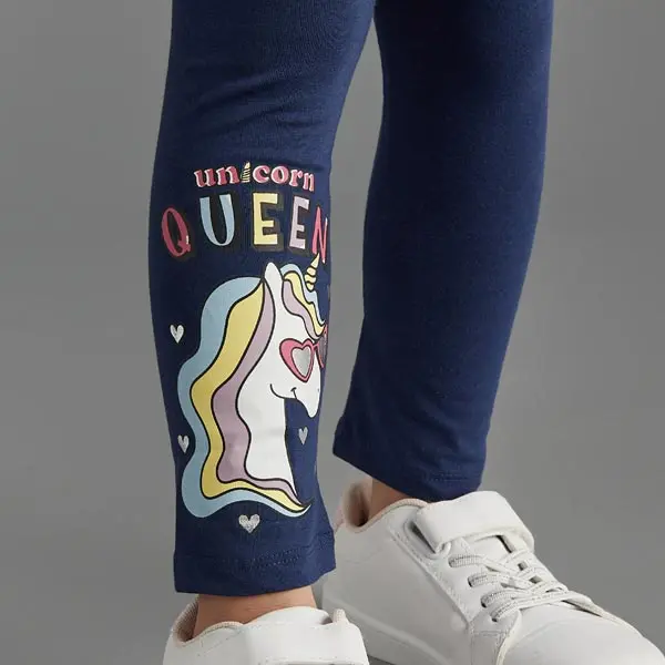 شلوار بچه گانه دخترانه برند مکس مدل Unicorn Leggings