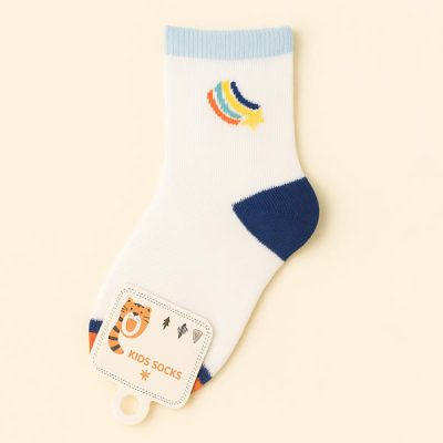 جوراب بچه گانه دخترانه مدل ستاره دنباله دار