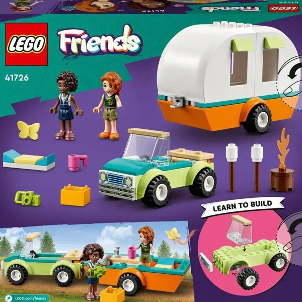 ساختنی لگو فرندز برند Lego مدل Holiday Camping Trip